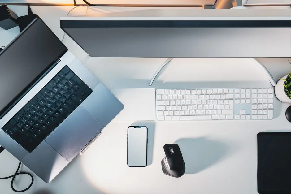 Laptop screen showing Pexels website, ideal for stock photo needs.